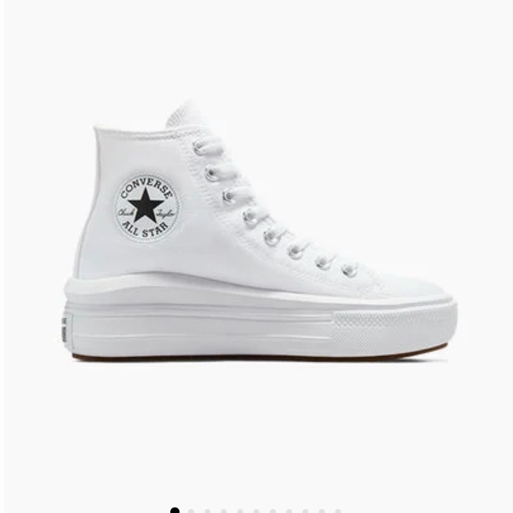 Converse Women's White Platform High-Tops